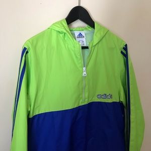 Vintage Adidas 1/2 Windbreaker Jacket